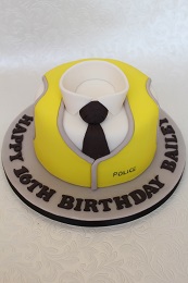 police themed birthday cake